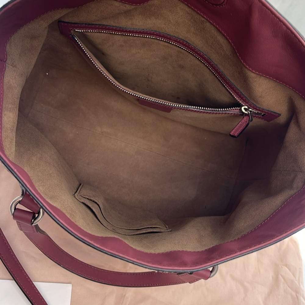 Authentic Gucci GG Supreme Monogram Bloom Linea A Fold-over Tote Crossbo… - Picture 14 of 16